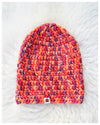 Handmade Sessions Hat - Pink & Yellow